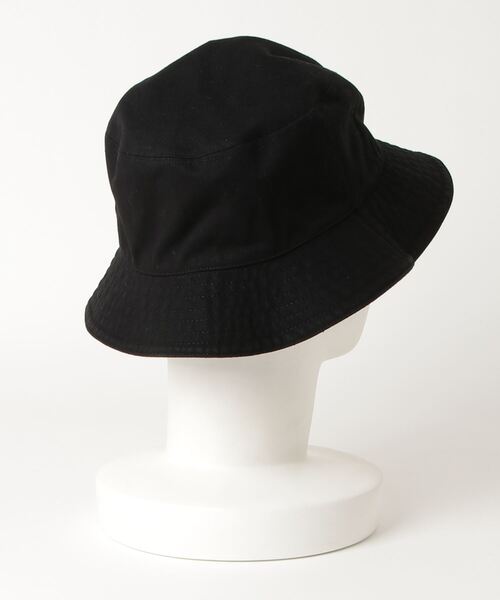 WE11DONE（ウェルダン）の「WE11DONE BLACK SQUARE LOGOBUCKET HAT（ハット・メンズ・ブラック・FREE）」の2枚目の写真