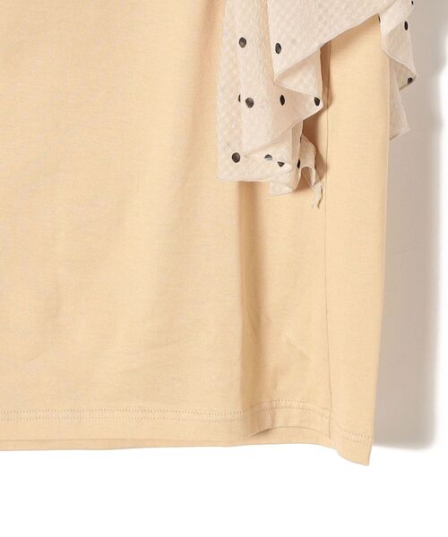 SHIPS(シップス)の「*コンビスリーブプルオーバー◇(Tシャツ/カットソー・レディース・ブラック/ライトホワイト/ベージュ/ネイビー/ブラック系その他・ONE SIZE)」の15枚目の写真