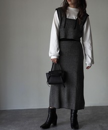 Riberry | ジャガード編みニットスカート(スカート)