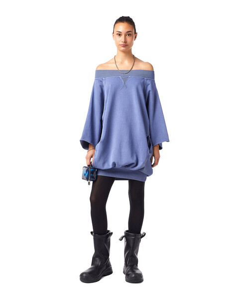 DIESEL(ディーゼル)の「レディース ワンピース スウェット ドレス ルーズ オフショルダー(ワンピース・レディース・レッド/ブルー・SMALL/MEDIUM/LARGE/X-SMALL)」の20枚目の写真