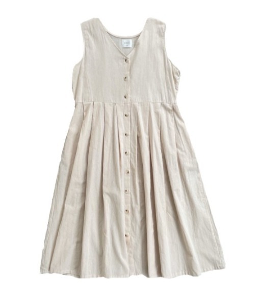 AMAIL（アマイル）の「Attractive linen ワンピース（ワンピース・レディース・ブラック/ベージュ/ブルー・FREE）」の10枚目の写真