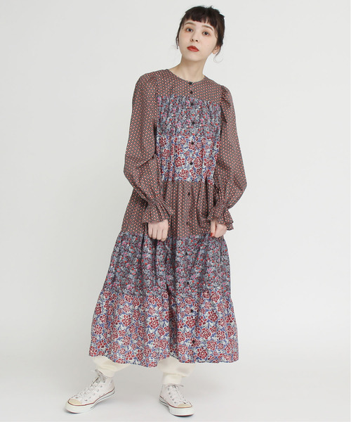 CHILD WOMAN(チャイルドウーマン)の「サーティラブ起毛裾リブニットパンツ(レギンス/スパッツ・レディース・アイボリー/レッド/ブラウン/ピンク・FREE)」の10枚目の写真