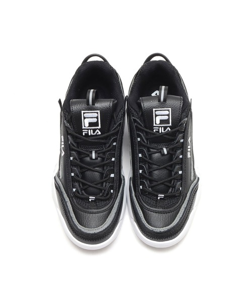 【ほぼ新品】FILA DISRUPTOR II EXP スニーカー 黒 24.5 DISRUPTOR II EXP CRYSTALS black/silver （ブラック） -FILA