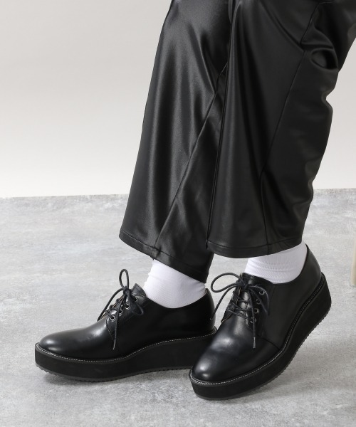 RAGEBLUE（レイジブルー）の「ボリュームソールレースアップシューズ/956530（ローファー・レディース・ブラック/ブラウン・MEDIUM/LARGE）」の2枚目の写真