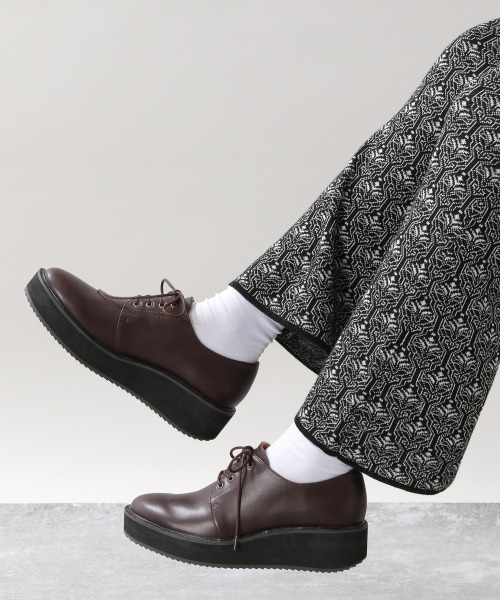 RAGEBLUE（レイジブルー）の「ボリュームソールレースアップシューズ/956530（ローファー・レディース・ブラック/ブラウン・MEDIUM/LARGE）」の6枚目の写真