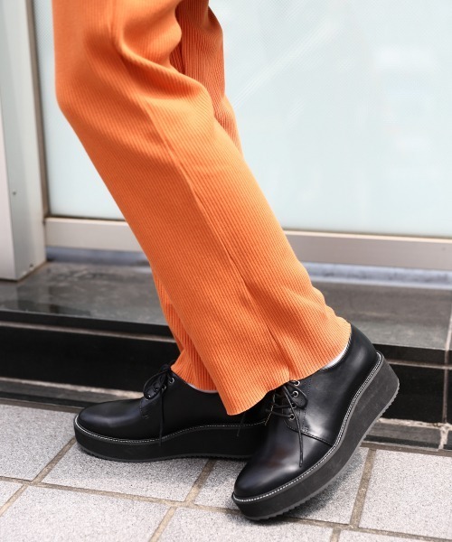 RAGEBLUE（レイジブルー）の「ボリュームソールレースアップシューズ/956530（ローファー・レディース・ブラック/ブラウン・MEDIUM/LARGE）」の4枚目の写真