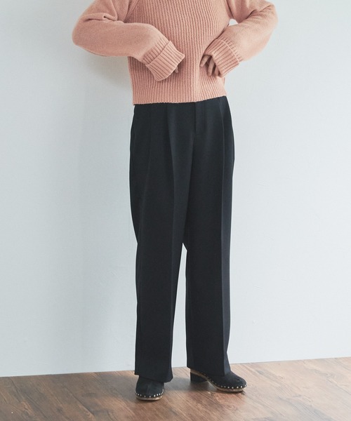 audrey and john wad（オードリーアンドジョンワッド）の「紐付きセンタープレスパンツ（その他パンツ・レディース・ブラック/ホワイト/ミント/ピンク・M/S）」の10枚目の写真