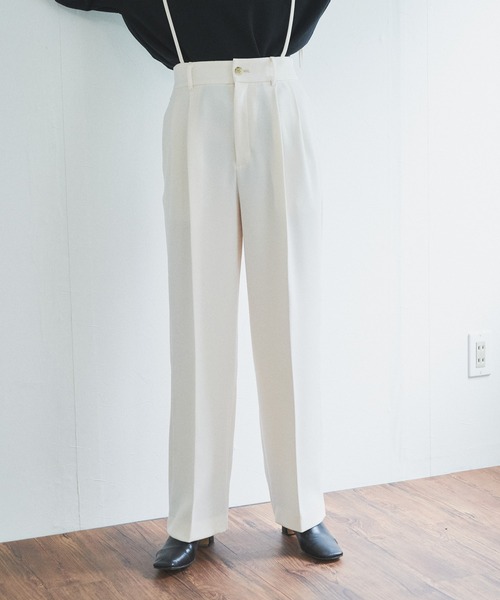 audrey and john wad（オードリーアンドジョンワッド）の「紐付きセンタープレスパンツ（その他パンツ・レディース・ブラック/ホワイト/ミント/ピンク・M/S）」の16枚目の写真