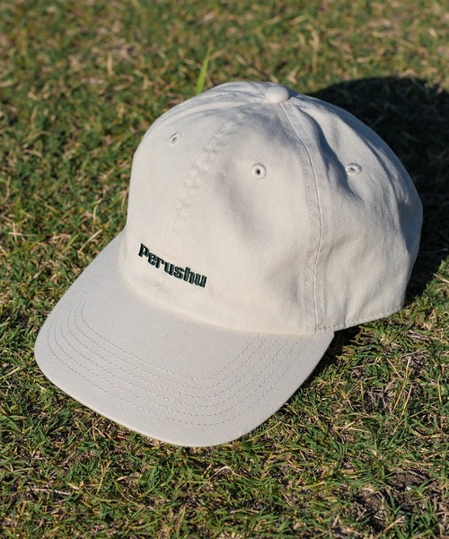 Perushu（ペルーシュ）の「Perushu刺繍ロゴキャップ（キャップ・メンズ・グリーン/オフホワイト・FREE）」の15枚目の写真