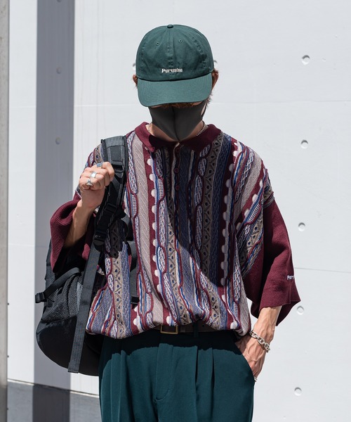 Perushu（ペルーシュ）の「Perushu刺繍ロゴキャップ（キャップ・メンズ・グリーン/オフホワイト・FREE）」の20枚目の写真