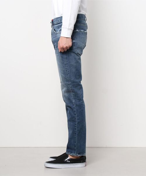 RED CARD TOKYO（レッドカード）の「RED CARD TOKYO / "RHYTHM" スリムテーパードデニムパンツ（デニムパンツ・メンズ・ブルー・32/30/31/33/28/29）」の3枚目の写真