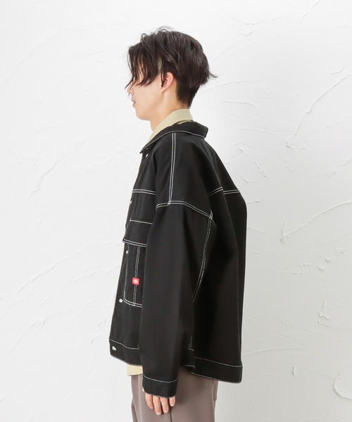 Dickies ブラック デニムジャケット XL Dickies（ディッキーズ）の「Dickies ディッキーズ ワイド