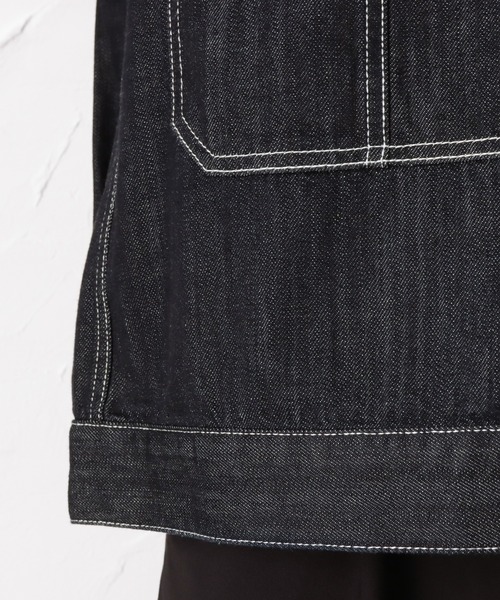 Dickies ブラック デニムジャケット XL 人気商品】ディッキーズ デニムジャケット ブラック M A447
