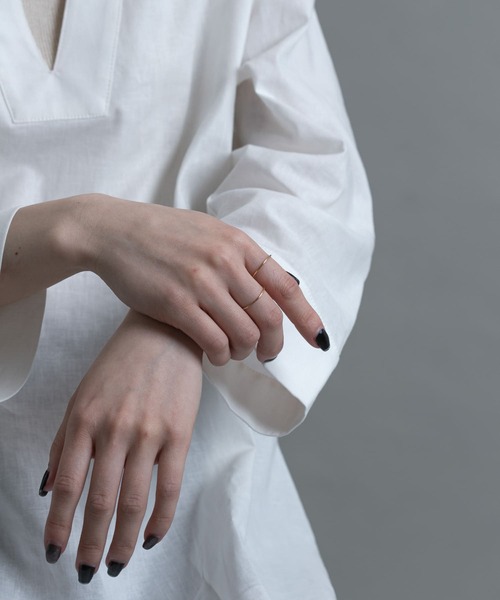 SMELLY(スメリー)の「silver925シンプルセットリング(リング・レディース・シルバー/ゴールド・-)」の5枚目の写真