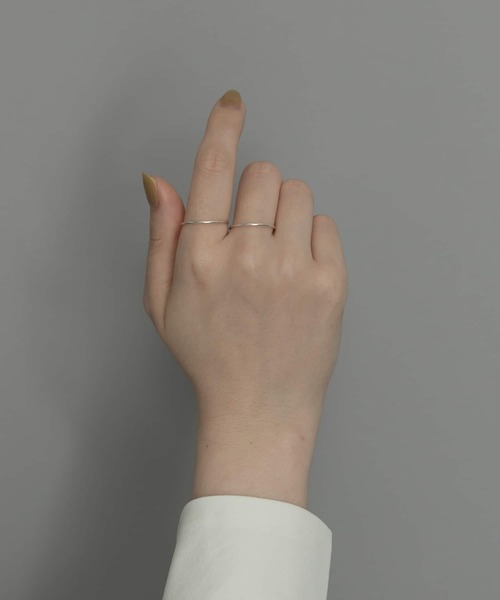 SMELLY(スメリー)の「silver925シンプルセットリング(リング・レディース・シルバー/ゴールド・-)」の7枚目の写真