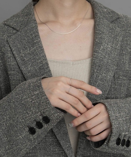 SMELLY(スメリー)の「silver925シンプルセットリング(リング・レディース・シルバー/ゴールド・-)」の6枚目の写真