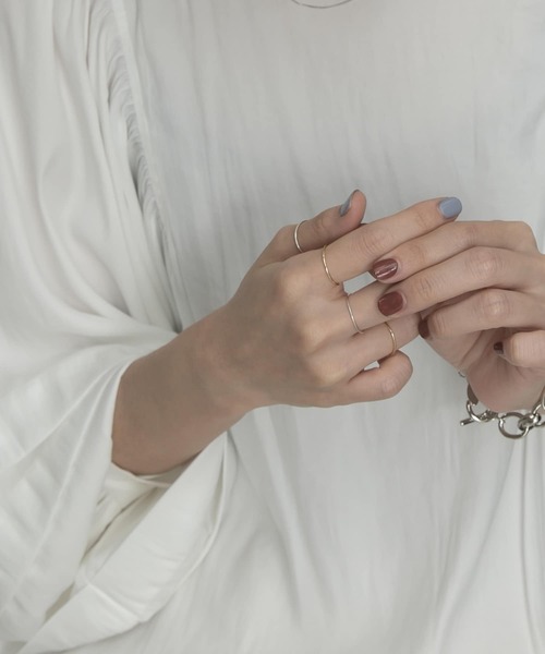 SMELLY(スメリー)の「silver925シンプルセットリング(リング・レディース・シルバー/ゴールド・-)」の19枚目の写真