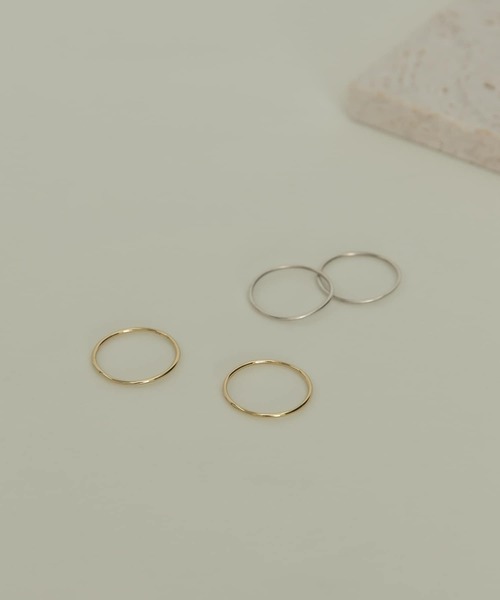 SMELLY(スメリー)の「silver925シンプルセットリング(リング・レディース・シルバー/ゴールド・-)」の13枚目の写真