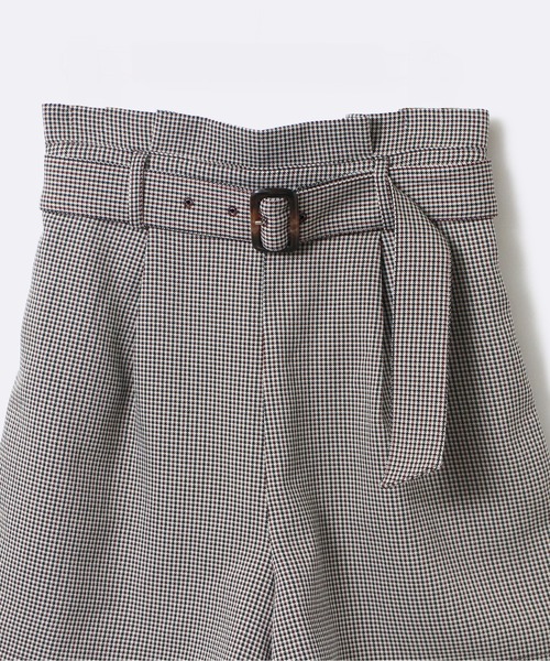 one way（ワンウェイ）の「【oneway】ベルト付きショートパンツ（その他パンツ・レディース・ブラウン系その他/ライトグリーン/ベージュ/パープル・FREE）」の9枚目の写真