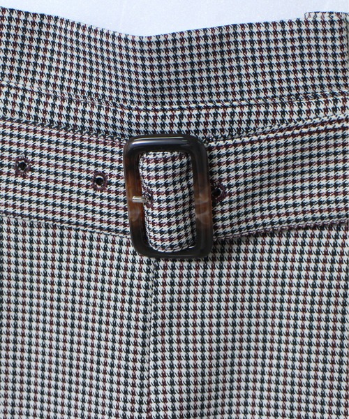 one way（ワンウェイ）の「【oneway】ベルト付きショートパンツ（その他パンツ・レディース・ブラウン系その他/ライトグリーン/ベージュ/パープル・FREE）」の5枚目の写真