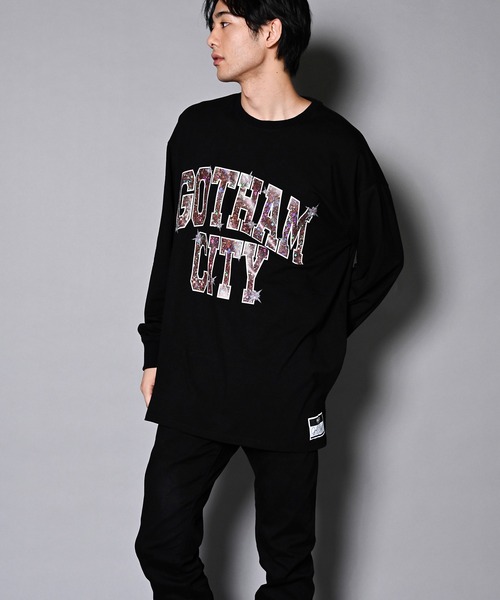 GALLIS ADDICTION（ガリスアディクション）の「GA GLITTER-COLLEGE L/S TEE/カレッジロゴ ロンT（Tシャツ/カットソー・メンズ・ホワイト/ブラック・M/L）」の18枚目の写真