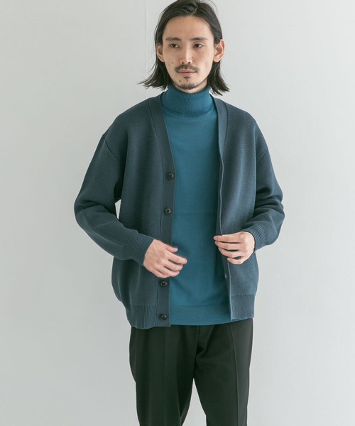 URBAN RESEARCH(アーバンリサーチ)の「ミラノリブカーディガン(カーディガン/ボレロ・メンズ・ブルー系その他/ブラック/グレー系その他・MEDIUM/LARGE)」の5枚目の写真