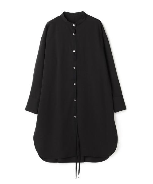 ReNorm（リノーム）の「スウィングテープロングシャツ（シャツ/ブラウス・レディース・ブラック/オフホワイト・フリー）」の20枚目の写真