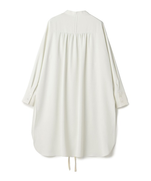 ReNorm（リノーム）の「スウィングテープロングシャツ（シャツ/ブラウス・レディース・ブラック/オフホワイト・フリー）」の16枚目の写真