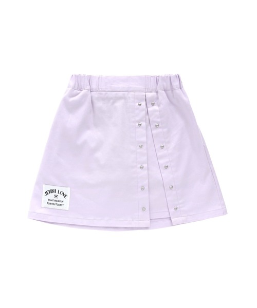 JENNI love（ジェニィラブ）の「ハートリベット付きスカパン（その他パンツ・キッズ・ブラック/ベージュ/ラベンダー・130cm/140cm/150cm/160cm）」の3枚目の写真