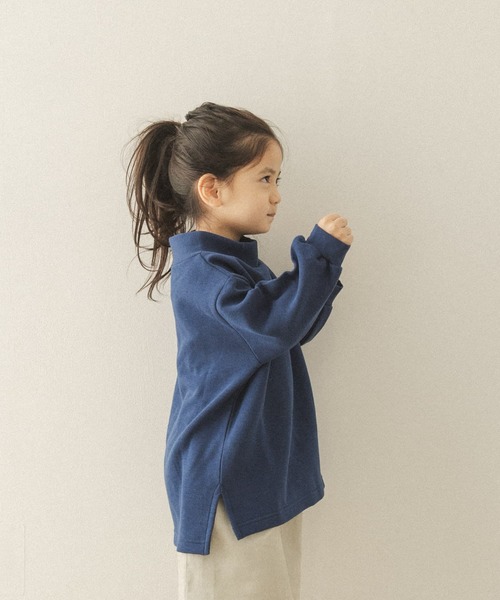 FORK&SPOON(フォークアンドスプーン)の「FORK&SPOON ダンボールオフタートルカットソー(KIDS)(Tシャツ/カットソー・キッズ・ホワイト系その他/ブルー系その他・90/120/105/150/135)」の11枚目の写真