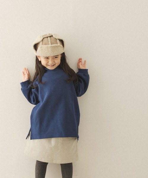 FORK&SPOON(フォークアンドスプーン)の「FORK&SPOON ダンボールオフタートルカットソー(KIDS)(Tシャツ/カットソー・キッズ・ホワイト系その他/ブルー系その他・90/120/105/150/135)」の10枚目の写真