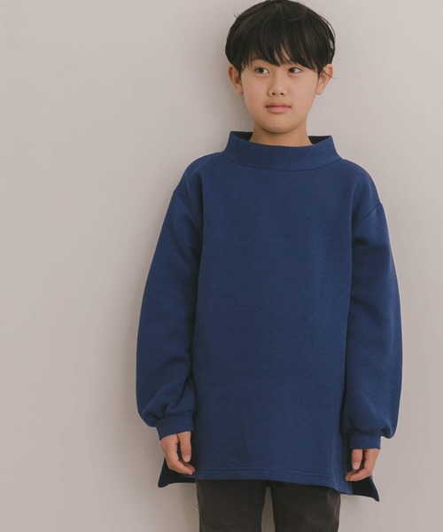 FORK&SPOON(フォークアンドスプーン)の「FORK&SPOON ダンボールオフタートルカットソー(KIDS)(Tシャツ/カットソー・キッズ・ホワイト系その他/ブルー系その他・90/120/105/150/135)」の7枚目の写真