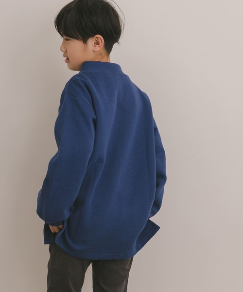 FORK&SPOON(フォークアンドスプーン)の「FORK&SPOON ダンボールオフタートルカットソー(KIDS)(Tシャツ/カットソー・キッズ・ホワイト系その他/ブルー系その他・90/120/105/150/135)」の13枚目の写真