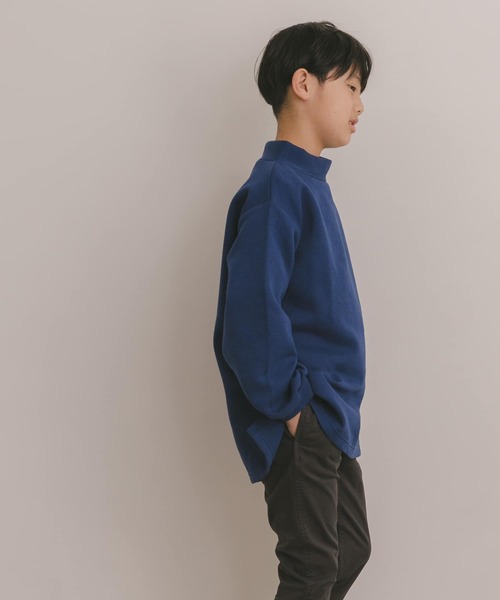 FORK&SPOON(フォークアンドスプーン)の「FORK&SPOON ダンボールオフタートルカットソー(KIDS)(Tシャツ/カットソー・キッズ・ホワイト系その他/ブルー系その他・90/120/105/150/135)」の3枚目の写真