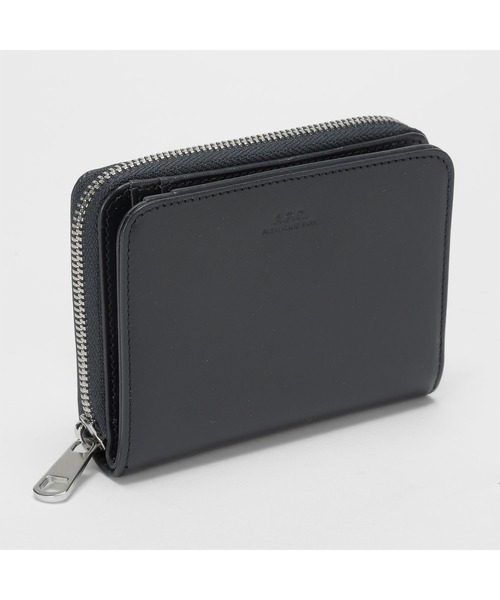 A.P.C.(アーペーセー)の「アーペーセー エマニュエル コンパクト フルジップ 財布 A.P.C. Emmanuelle ROUND FASTNER WALLET(財布・レディース・ブラック/ダークネイビー/ダークブラウン・FREE)」の18枚目の写真