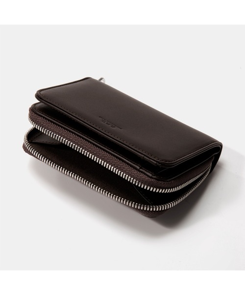 A.P.C.(アーペーセー)の「アーペーセー エマニュエル コンパクト フルジップ 財布 A.P.C. Emmanuelle ROUND FASTNER WALLET(財布・レディース・ブラック/ダークネイビー/ダークブラウン・FREE)」の16枚目の写真