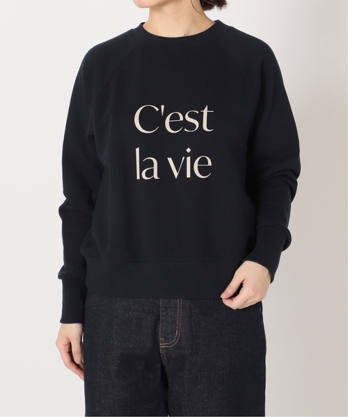 SLOBE IENA（スローブイエナ）の「ロゴスウェット【手洗い可能】◆（スウェット・レディース・ネイビー/グリーン/ホワイト・FREE）」の15枚目の写真