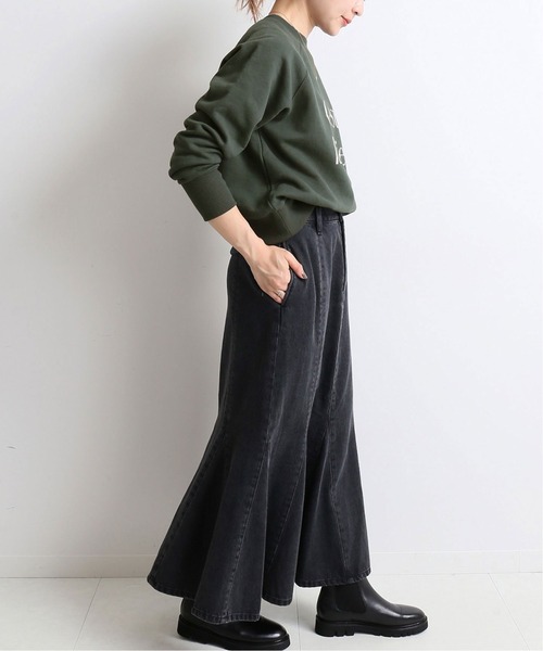 SLOBE IENA（スローブイエナ）の「ロゴスウェット【手洗い可能】◆（スウェット・レディース・ネイビー/グリーン/ホワイト・FREE）」の5枚目の写真