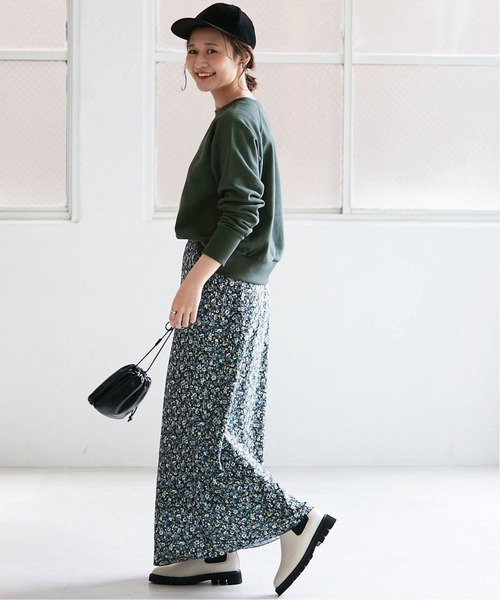 SLOBE IENA（スローブイエナ）の「ロゴスウェット【手洗い可能】◆（スウェット・レディース・ネイビー/グリーン/ホワイト・FREE）」の12枚目の写真