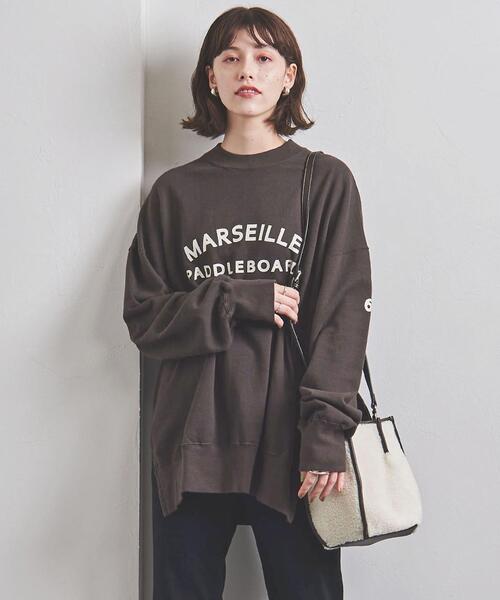 mucci（ムッチ）の「＜mucci（ムッチ）＞MARSEILLE プルオーバー（Tシャツ/カットソー・レディース・ブラック/オフホワイト・FREE）」の2枚目の写真