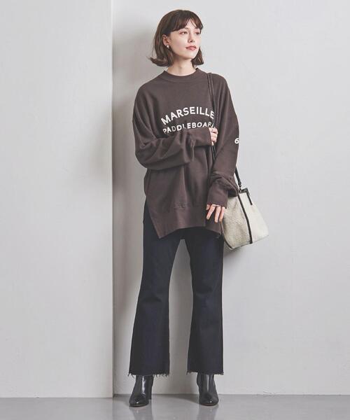 mucci（ムッチ）の「＜mucci（ムッチ）＞MARSEILLE プルオーバー（Tシャツ/カットソー・レディース・ブラック/オフホワイト・FREE）」の7枚目の写真