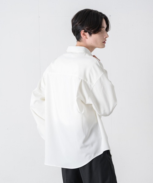 EDEL(エーデル)の「EDEL - 袖が絞れるタイ付きシャツ(シャツ/ブラウス・メンズ・ホワイト/チェック・MEDIUM/LARGE)」の5枚目の写真