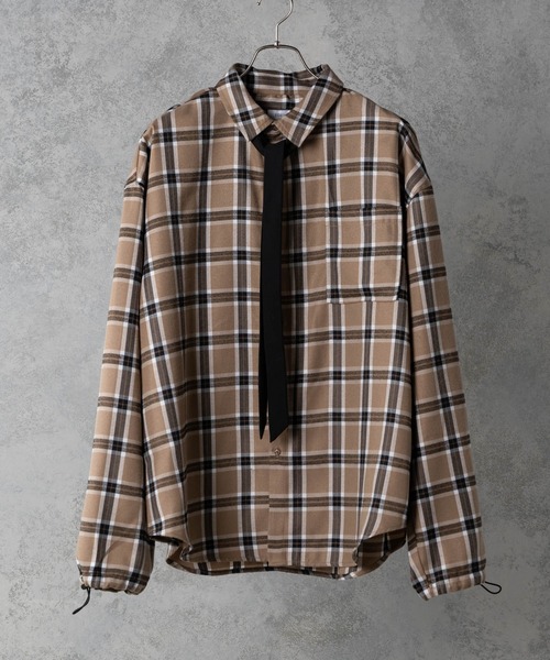 EDEL(エーデル)の「EDEL - 袖が絞れるタイ付きシャツ(シャツ/ブラウス・メンズ・ホワイト/チェック・MEDIUM/LARGE)」の21枚目の写真