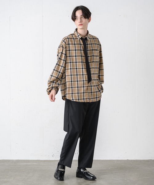 EDEL(エーデル)の「EDEL - 袖が絞れるタイ付きシャツ(シャツ/ブラウス・メンズ・ホワイト/チェック・MEDIUM/LARGE)」の17枚目の写真