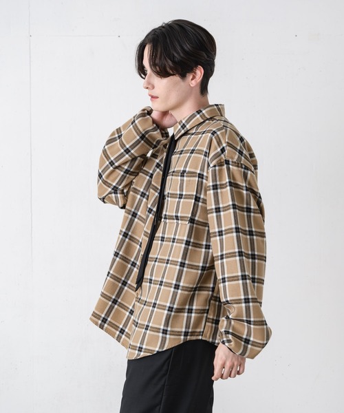 EDEL(エーデル)の「EDEL - 袖が絞れるタイ付きシャツ(シャツ/ブラウス・メンズ・ホワイト/チェック・MEDIUM/LARGE)」の15枚目の写真