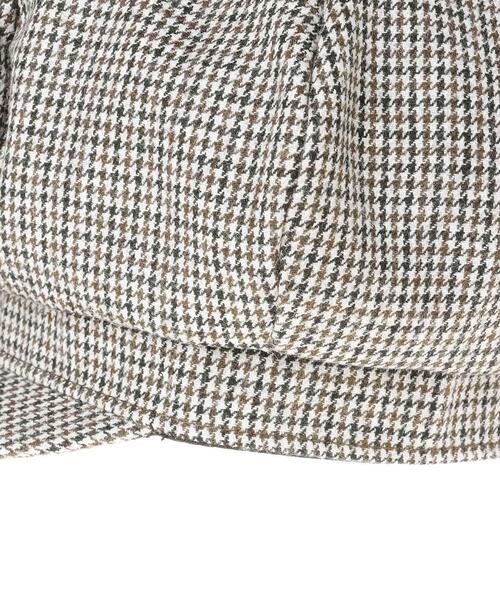 INGNI（イング）の「柄キャスケット／千鳥格子柄あり（ハット・レディース・その他11/チェック・ONE SIZE）」の7枚目の写真