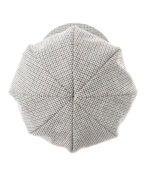 INGNI（イング）の「柄キャスケット／千鳥格子柄あり（ハット・レディース・その他11/チェック・ONE SIZE）」の6枚目の写真