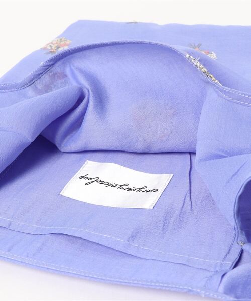 natural couture(ナチュラルクチュール)の「サムシングブルーブーケエコバッグ(エコバッグ/サブバッグ・レディース・ブルー・FREE)」の2枚目の写真