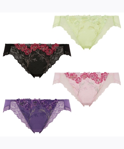 TRIUMPH（トリンプ）の「天使のブラ スリムライン534 レギュラーショーツTR534 Hikini（ショーツ・レディース・ブラック/グリーン/パープル/ピンク・L/3L/M/LL）」の7枚目の写真