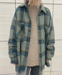 WHITELAND | WHITELAND/ホワイトランド/ツイードビッグシャツ(シャツ/ブラウス)